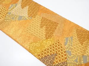 色紙に古典柄織り出し袋帯